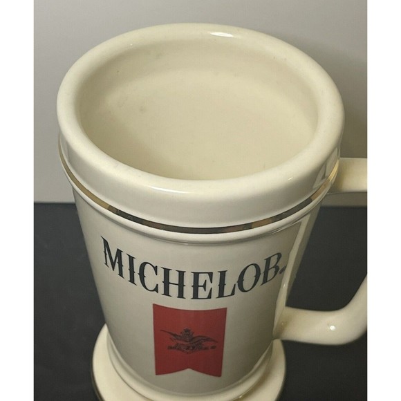 Vintage Michelob Beer Ceramic Beer Mug Cup Pint 5.25” Made In USA - Picture 2 of 6